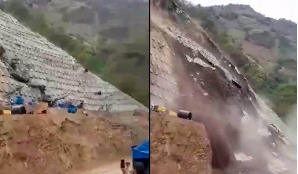 SUSTO POR DERRUMBE EN OBRAS DE PACÍFICO 1 EN SINIFANÁ