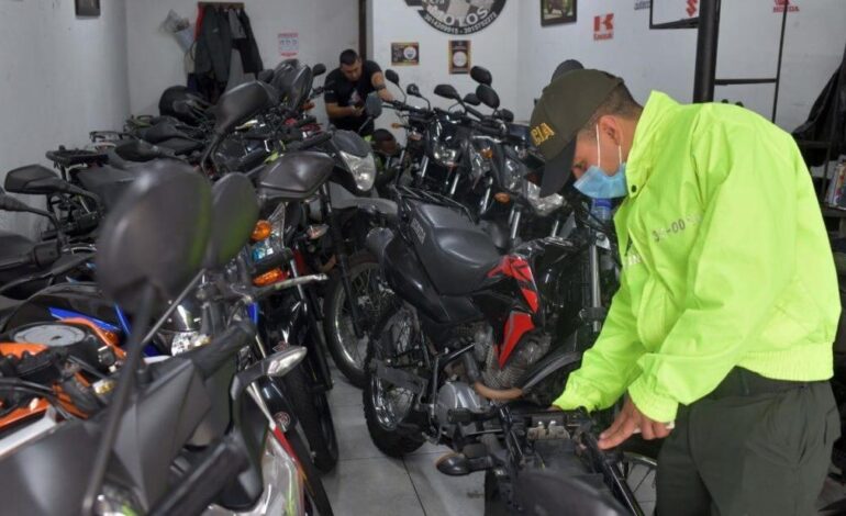 Estas son las motos más robadas en Medellín