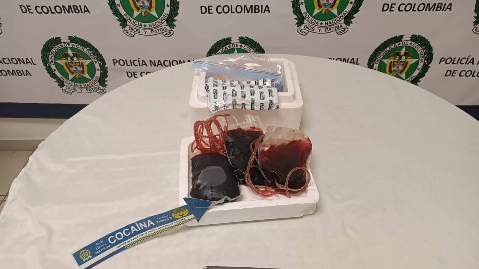 En muestras de sangre están enviando droga al exterior