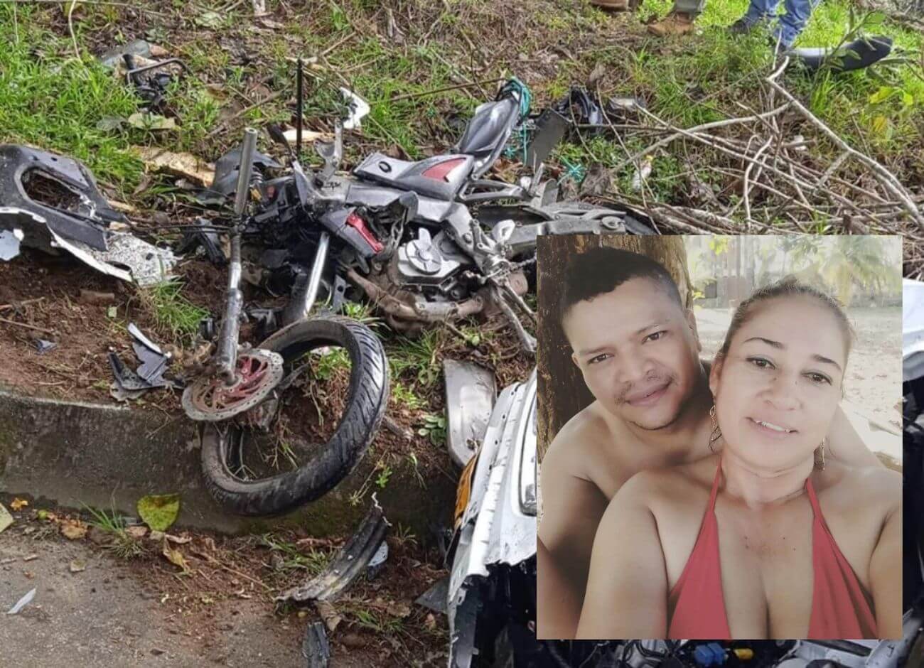 Docente y su esposa murieron en un accidente de tránsito en la vía Chigorodó-Mutatá