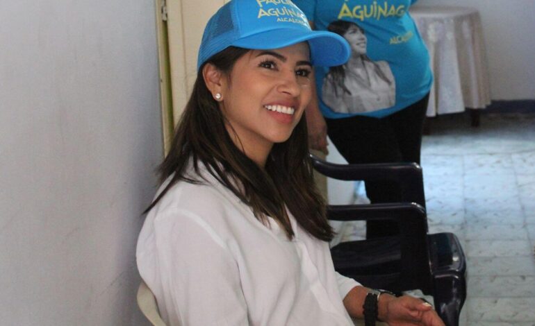 A María Paulina Aguinaga le avalaron las firmas y podrá aspirar a la Alcaldía por su movimiento