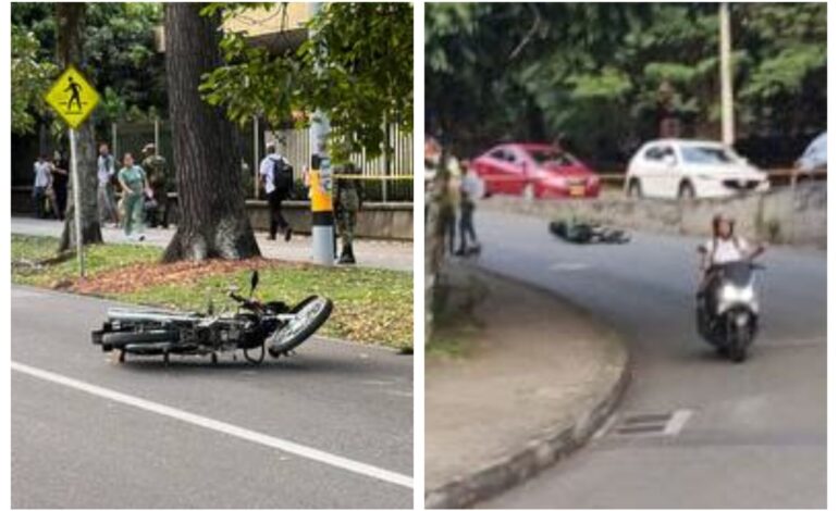 Accidentes dejaron a dos personas muertas, a la misma hora, en dos vías de Medellín