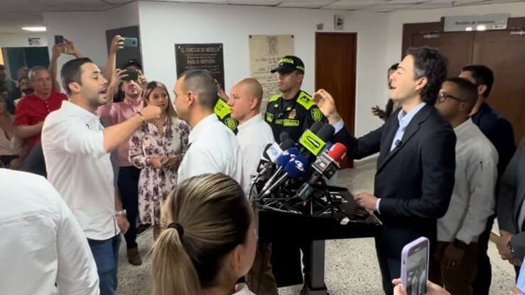 «Pa´no pegarle hijueputa»: Daniel Quintero a Concejal Sebastián López