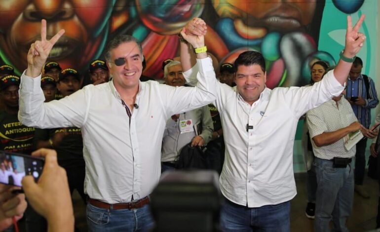 Juan Diego Gómez y Mauricio Tobón anuncian alianza por la gobernación de Antiquia