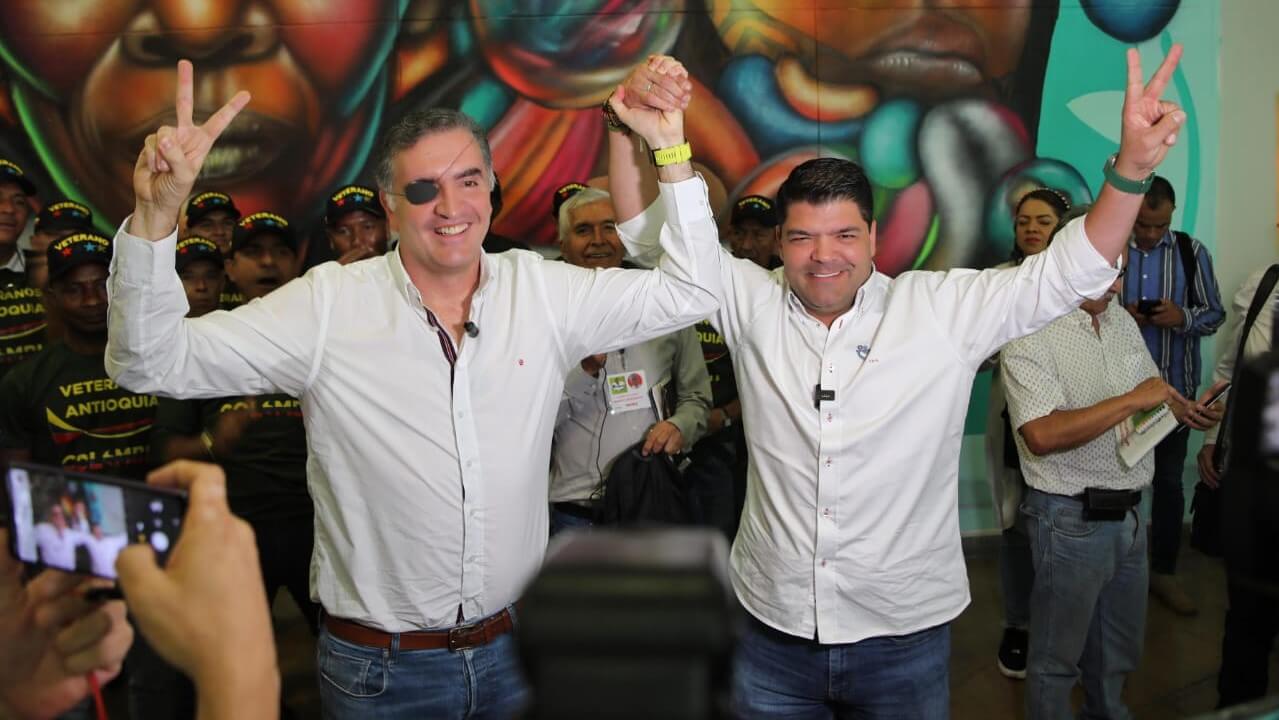 Juan Diego Gómez y Mauricio Tobón anuncian alianza por la gobernación de Antiquia