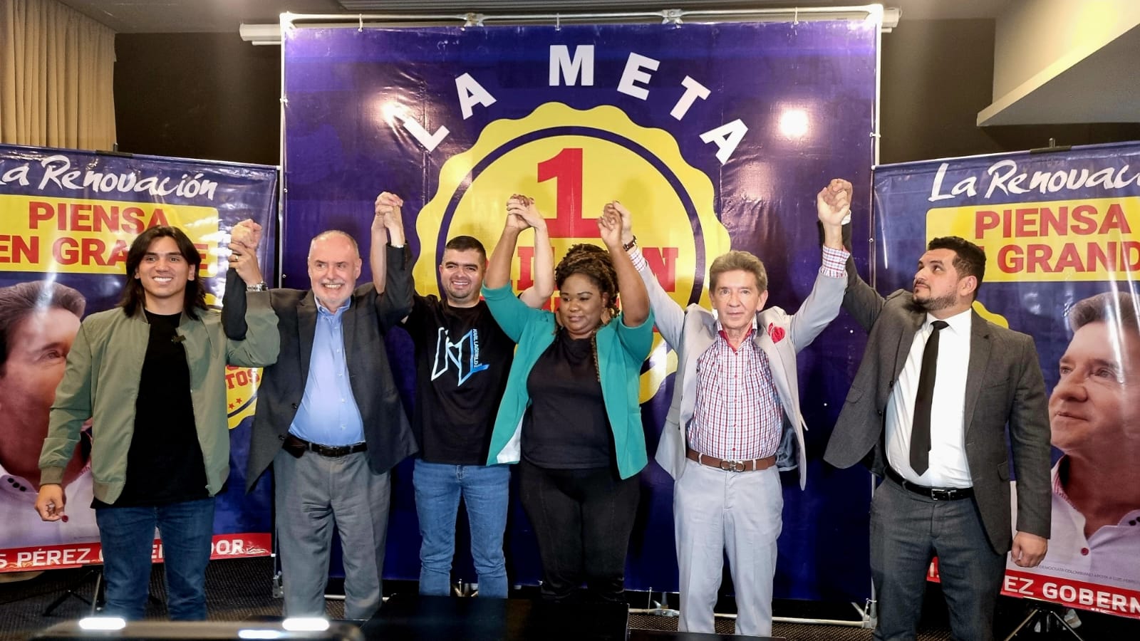 Candidatos a la Alcaldía y Gobernación de Antioquia se unieron a candidatura de Luis Pérez