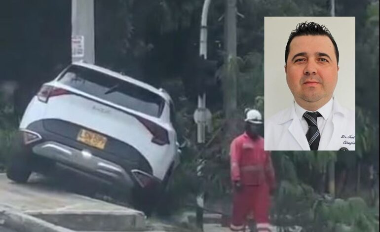 Cirujano de dos hospitales de Medellin murió en aparatoso accidente en el barrio San Germán