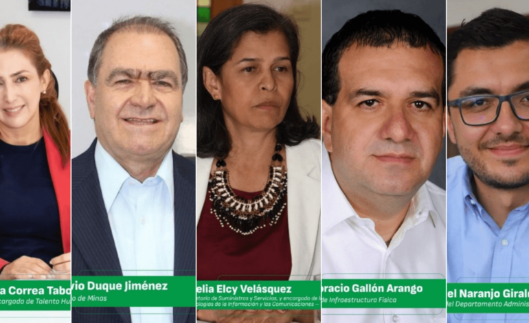 El Gobernador electo, Andrés Julián Rendón, anunció nuevos nombres para su gabinete