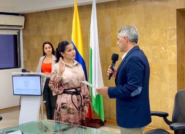 Liliana María Taborda se posesionó como nueva directora de Corantioquia para los próximos cuatro años