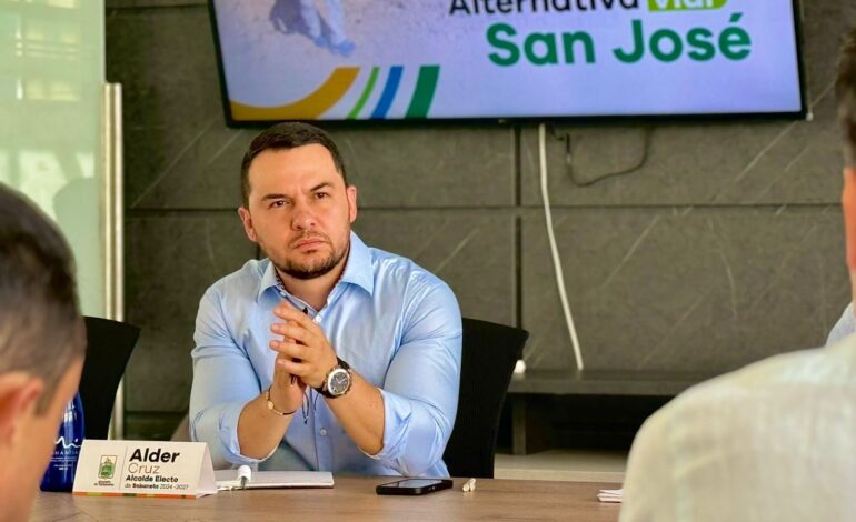 «Si quieren subir material en camiones a la vereda San José, deben llevar con qué construir la vía»: alcalde de Sabaneta