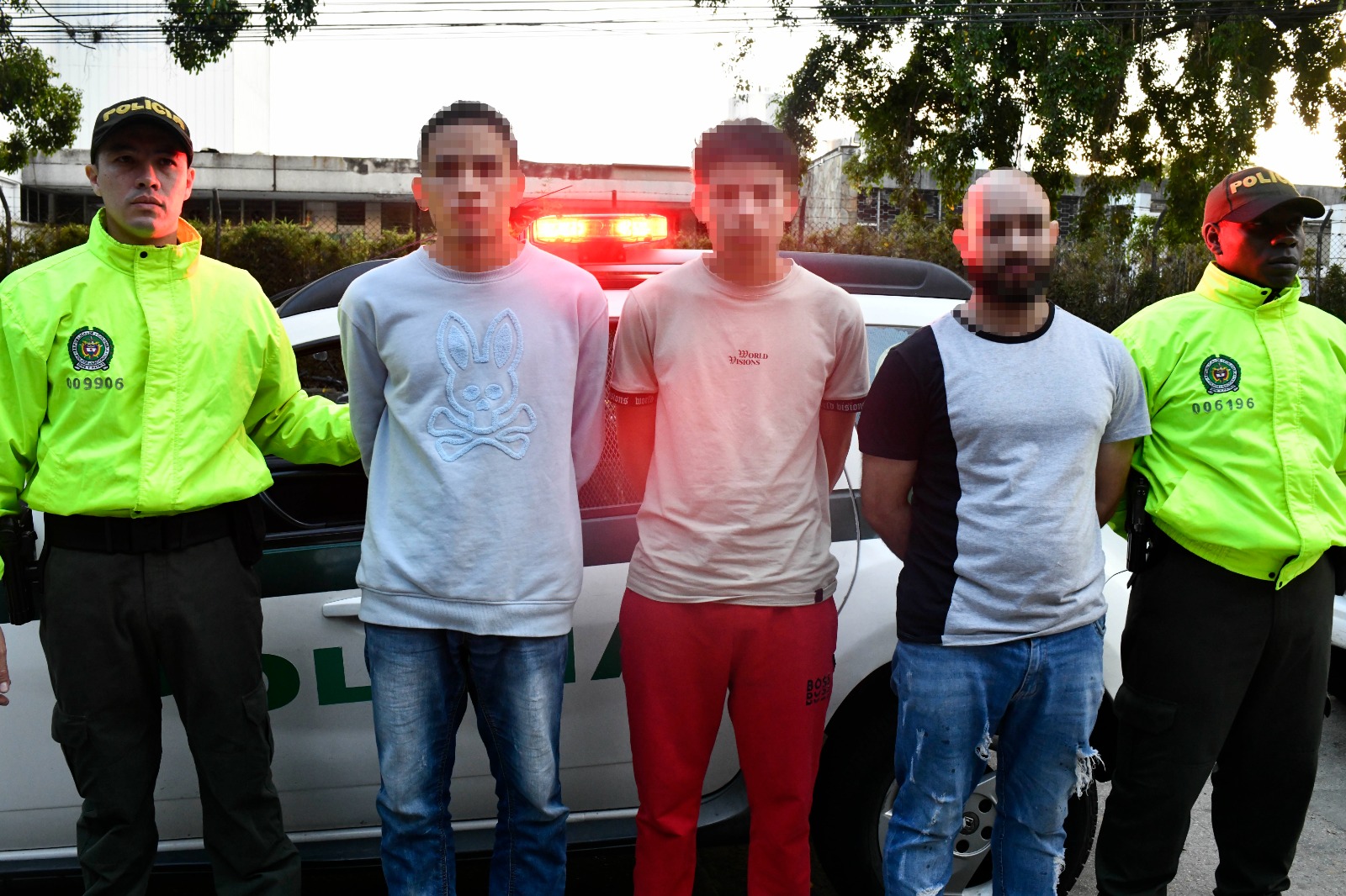 Autoridades capturaron a tres personas señaladas de cometer hurtos a extranjeros