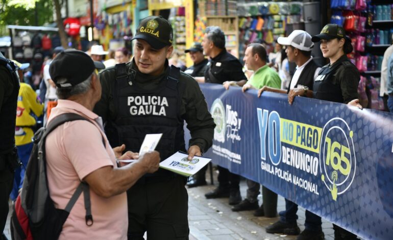 La extorsión va en picada en Medellín: durante los dos primeros meses redujo un 52%