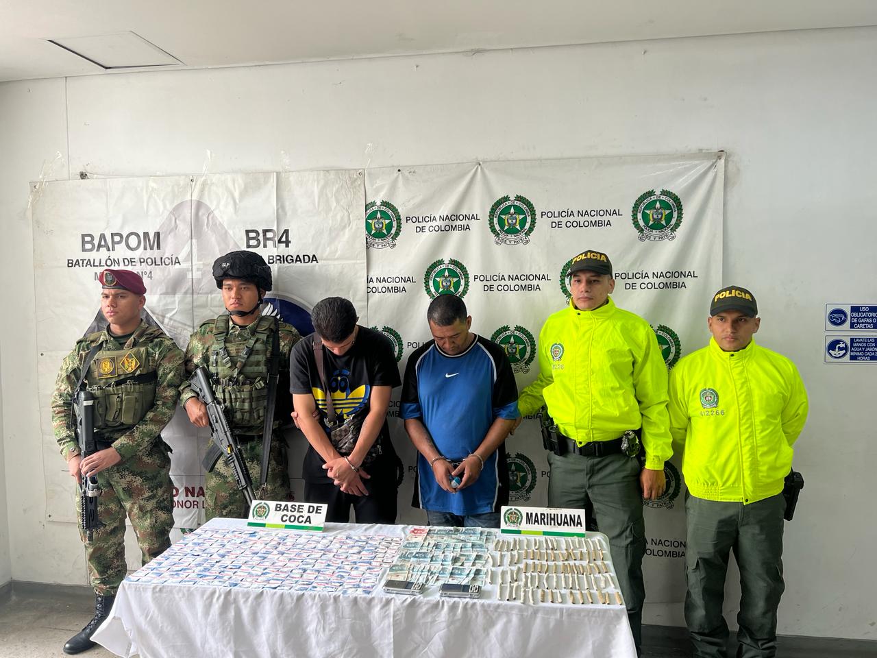 Capturaron a seis personas en Itagüí señaladas de casos de homicidio y microtráfico