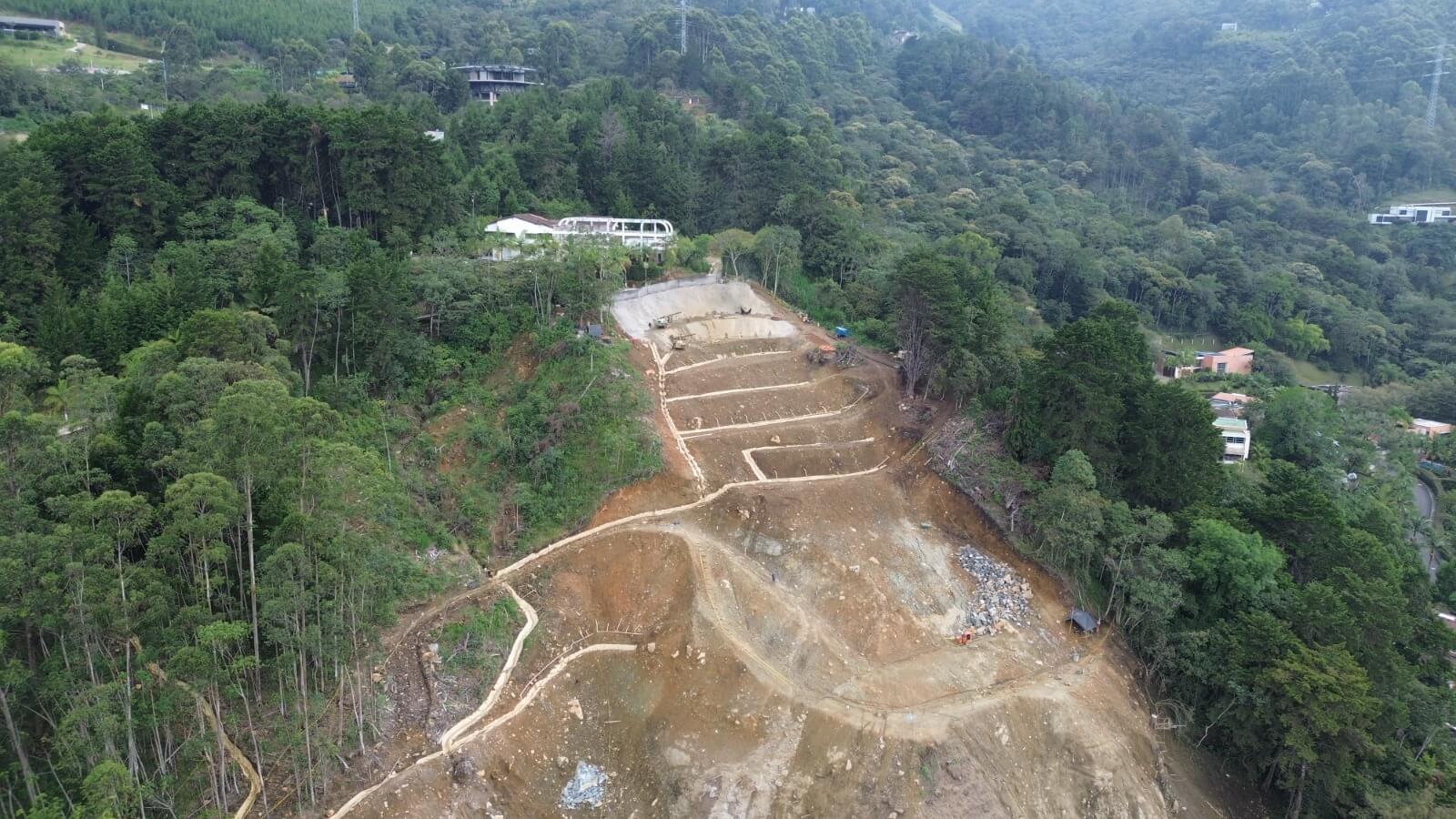 Avanzan obras de mitigación por lluvias en Medellín