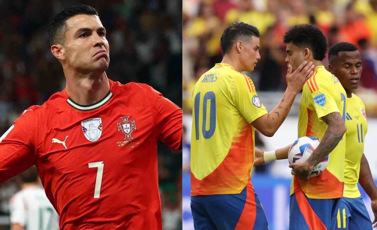 Colombia enfrentará a Cristiano Ronaldo en el mundial de 2026