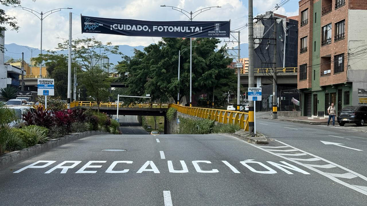Alcaldía de Medellín tomó las cámaras de fotomultas y estas comenzaron a bajar