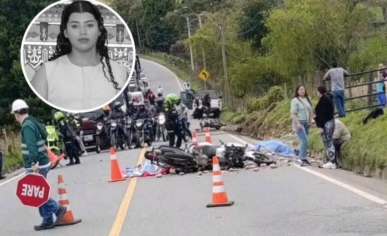 Tres muertos dejó aparatoso choque de dos motos en la vía Medellín-San Pedro
