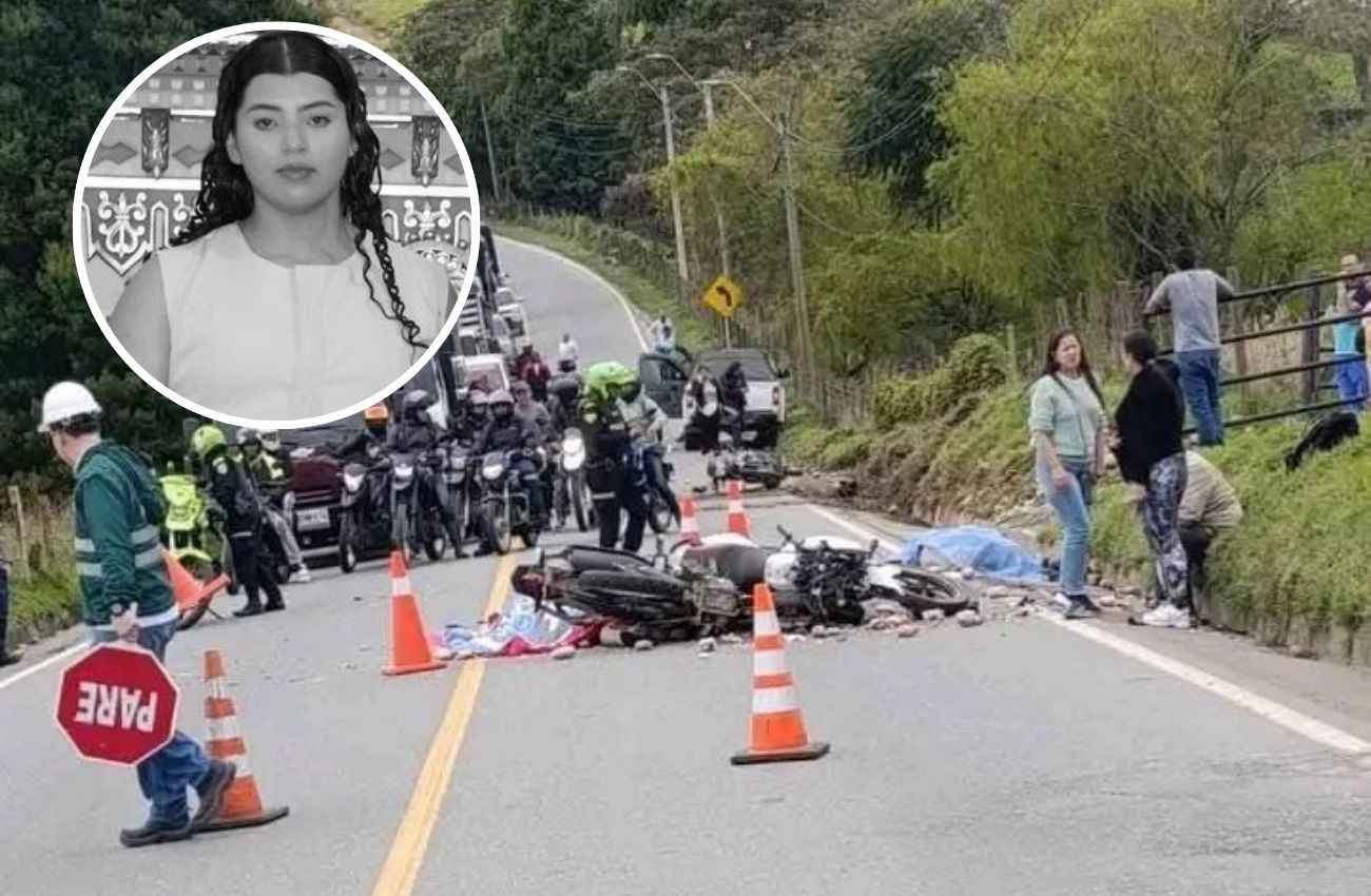 Tres muertos dejó aparatoso choque de dos motos en la vía Medellín-San Pedro