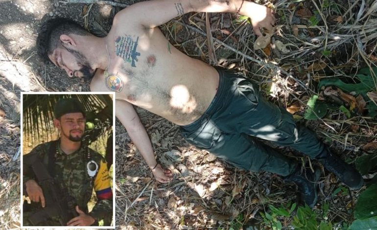 ¿Hazte el muerto?: autoridades no dan crédito a foto de alias Primo Gay en la que aparecería muerto tras operativo en Briceño, Antioquia