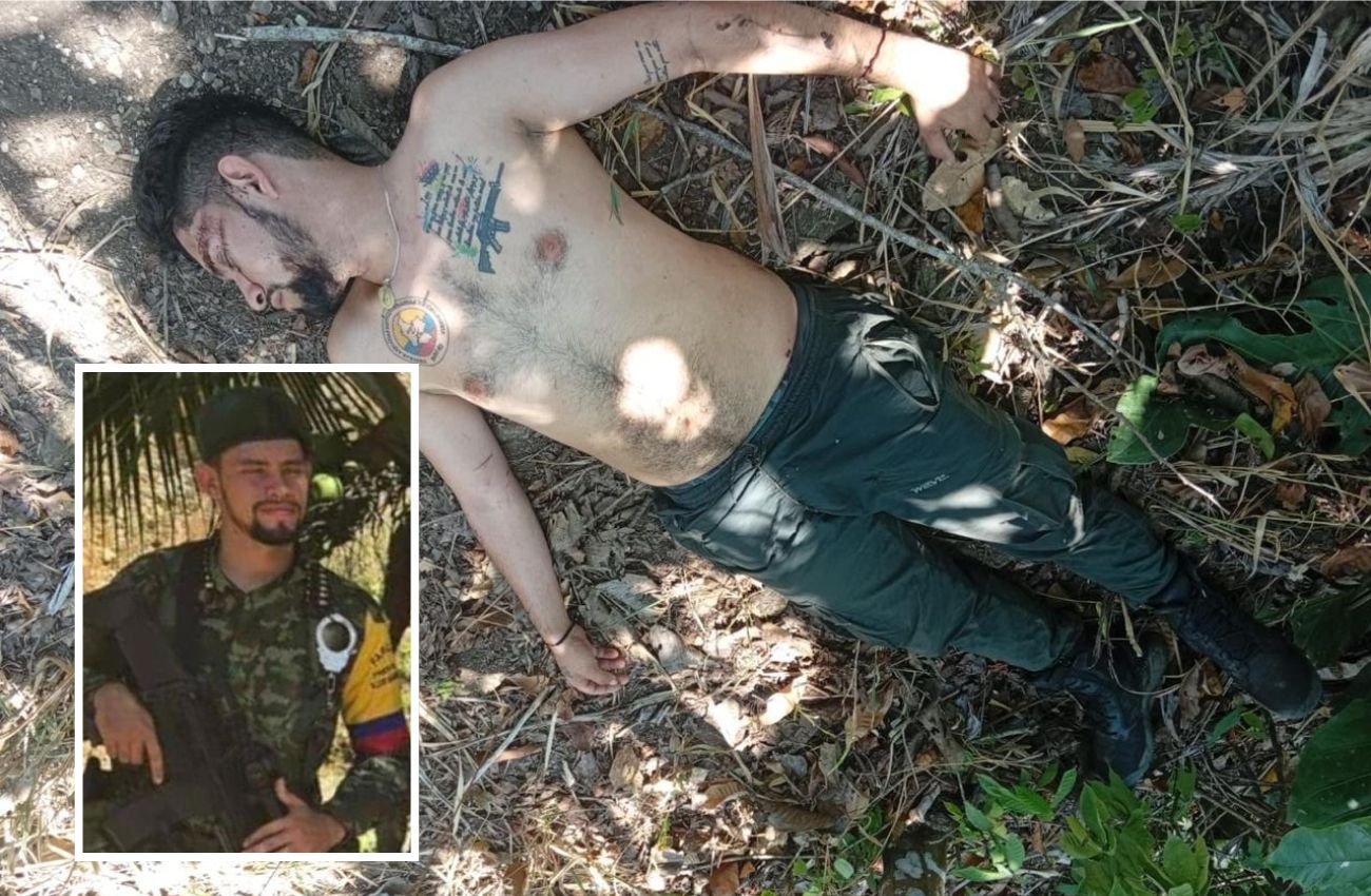 ¿Hazte el muerto?: autoridades no dan crédito a foto de alias Primo Gay en la que aparecería muerto tras operativo en Briceño, Antioquia