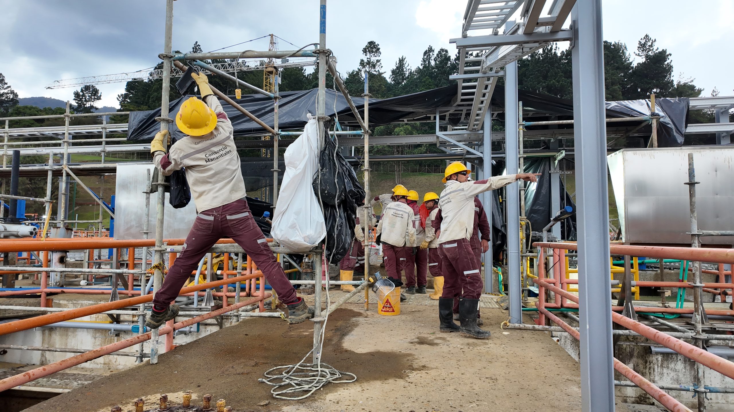 EPM siguió modernizando la Planta Manantiales, aunque esta vez no le tuvo que quitar el agua a medio Medellín para hacerlo