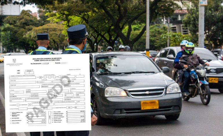 Polémica por embargos por parte de la Gobernación de Antioquia por deber el impuesto vehicular