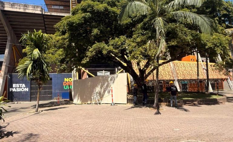 Cerramiento temporal rodeará tribuna occidental del Atanasio