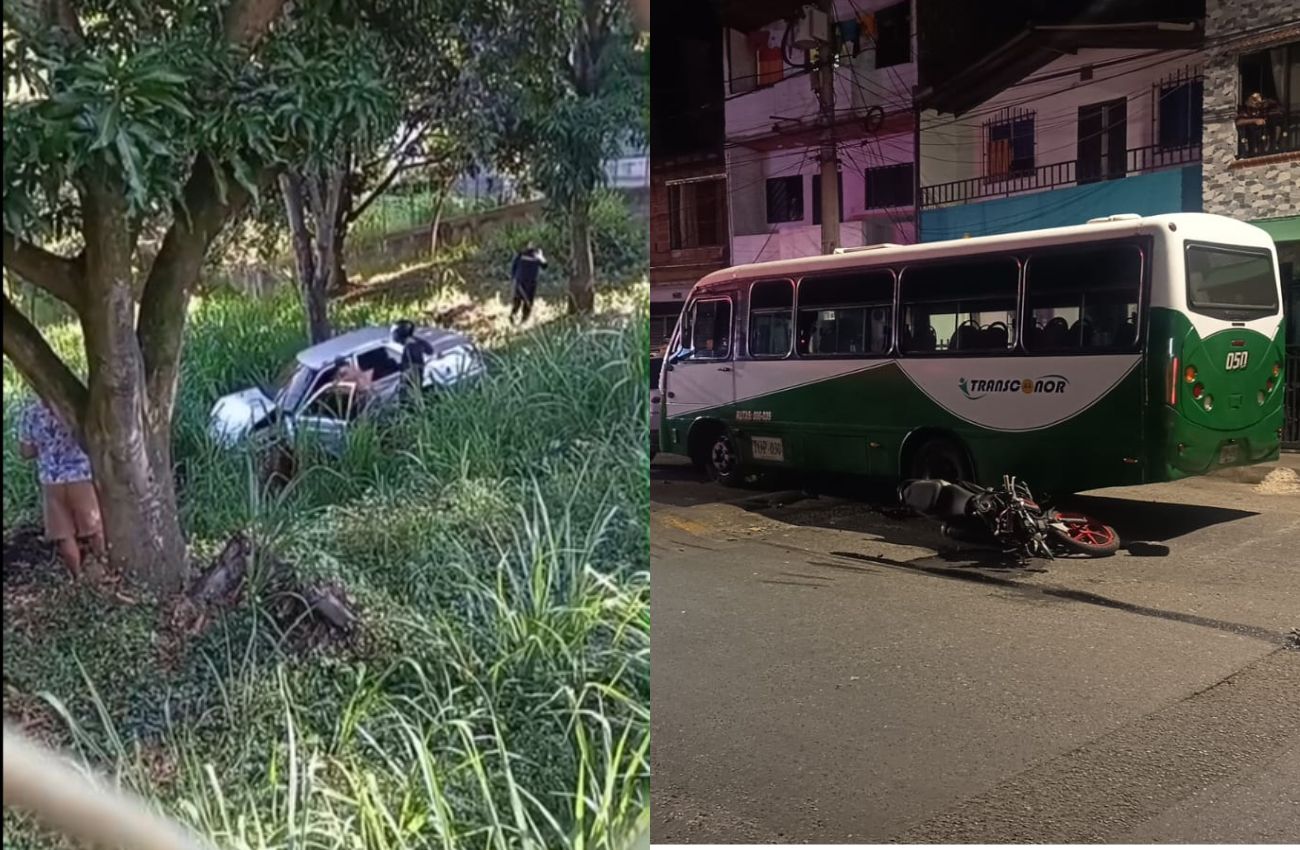 Dos accidentes con conductores aparentemente ebrios dejaron dos muertos este domingo en Medellín y Copacabana