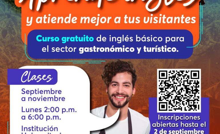 Envigado ofrece curso gratis de inglés para el sector turístico