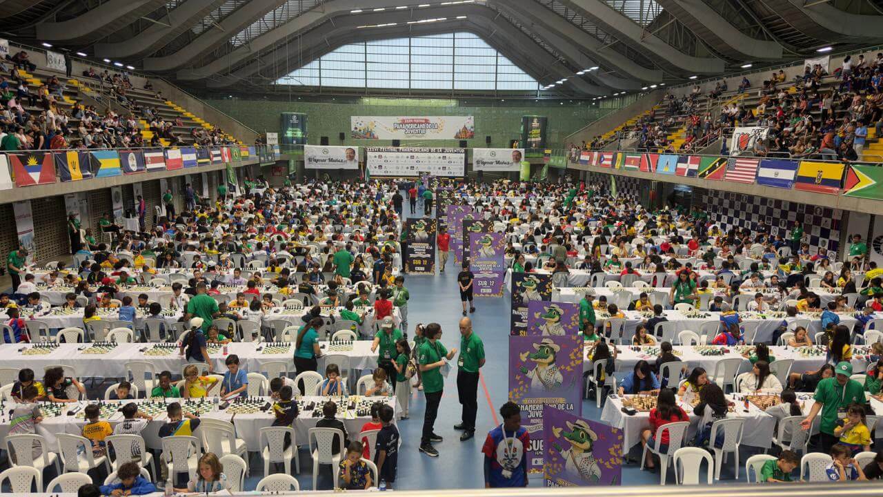 Medellín reunió a 960 ajedrecistas de 30 países en el Panamericano de Juventud