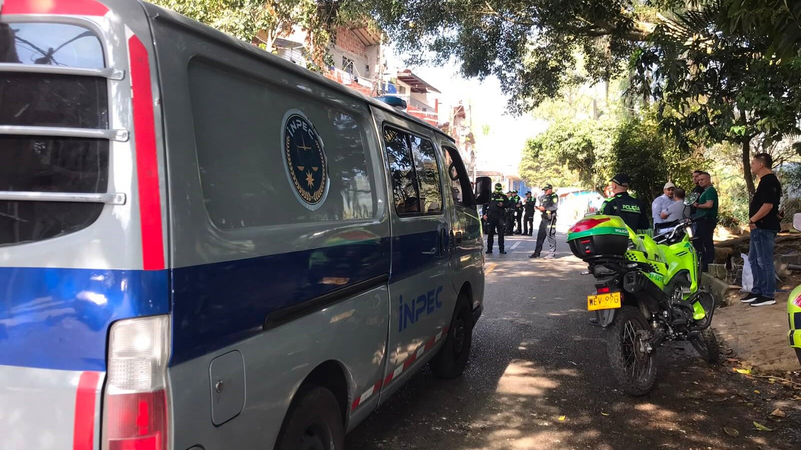 Dos capturados por homicidio de funcionario del INPEC en Itagüí
