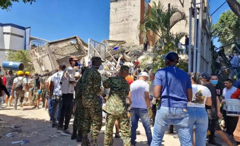 Terremoto de 7,4 deja hasta el momento 285 muertos y 3.975 heridos