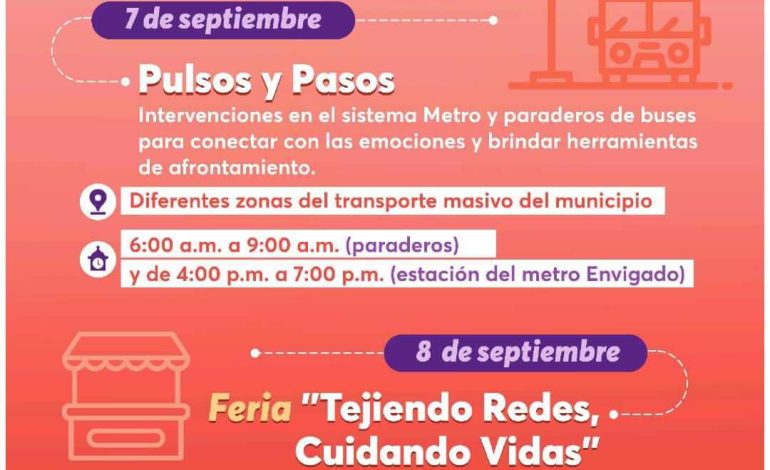 Envigado impulsa una campaña para fortalecer la salud mental y las redes de apoyo