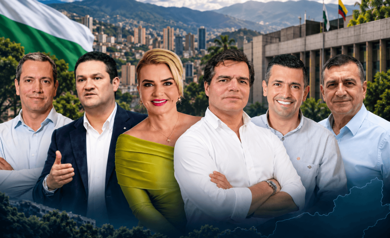 Seis nombres sacuden el sonajero por la Gobernación de Antioquia