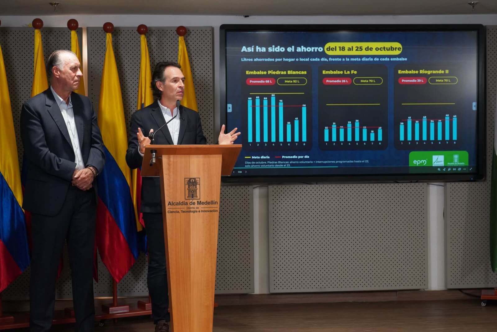 Medellín levanta temporalmente el racionamiento de agua en dos zonas